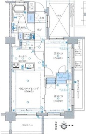 クリオ東小金井パークフロント 4階 間取り図