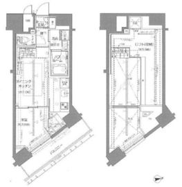 ZOOM新宿御苑前 14階 間取り図