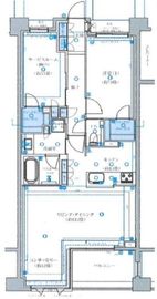クリオ東小金井パークフロント 5階 間取り図