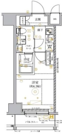 RELUXIA GRANDE横濱吉野町 (リルシアグランデ横濱吉野町) 10階 間取り図