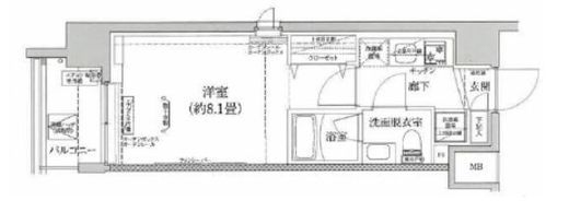 アイルヴァーチェ川崎 3階 間取り図