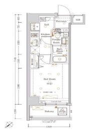 Log反町sta. (ログ反町sta.) 2階 間取り図