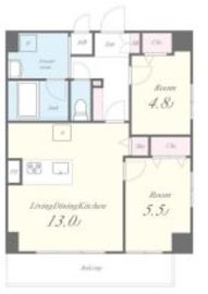Maison Chaleur (メゾン シャルール) 402 間取り図