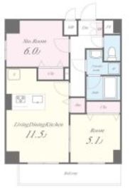 Maison Chaleur (メゾン シャルール) 501 間取り図