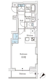 ロイジェント銀座 801 間取り図