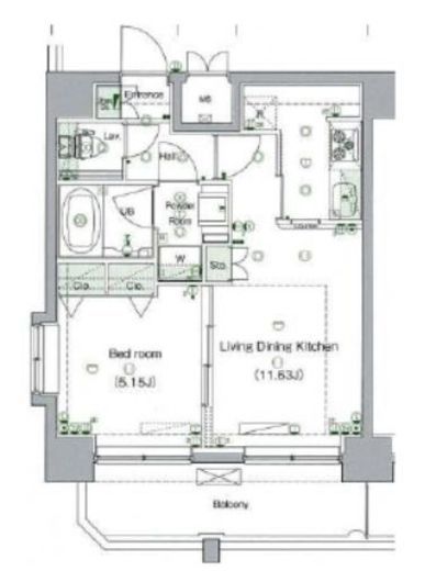 アルテシモイズム 7階 間取り図