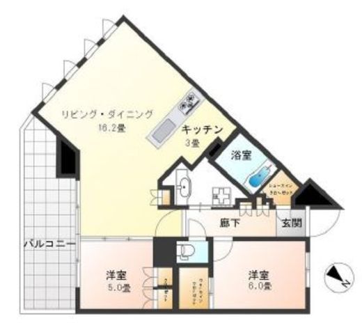 プラウドシティ方南町 4階 間取り図
