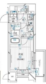 レガリス溝の口 411 間取り図