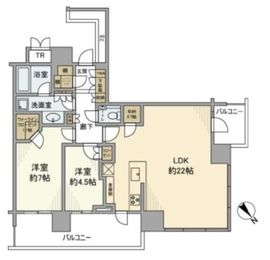 パークシティ武蔵小山ザタワー 32階 間取り図