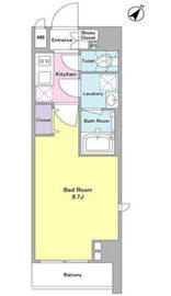 デルックス田端 605 間取り図