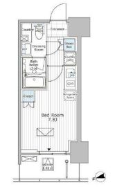 パークアクシス市川 216 間取り図