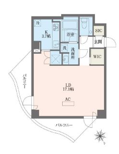 ジュールAレジデンス  1006 間取り図