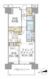ブリリア三河島ステーションフロント 8階 間取り図