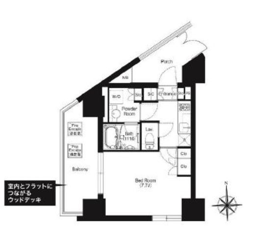 HF正光寺赤羽レジデンス2 901 間取り図