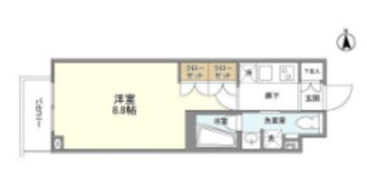 コンフォリア桜上水 317 間取り図