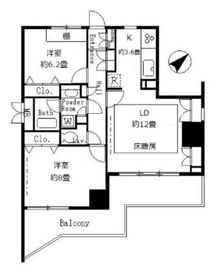サンクレール荒川ブランガーデン 506 間取り図
