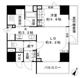 パークハウス二番町 10階 間取り図