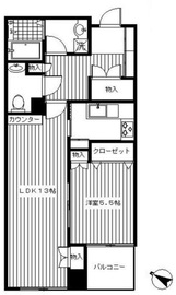 中目黒GTテラス 4階 間取り図