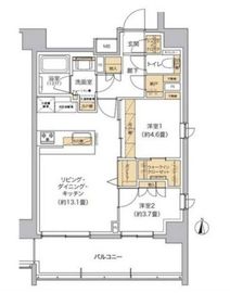 リビオメゾン東池袋 903 間取り図