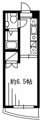 F.S.C.新宿マンション 2階 間取り図