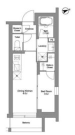 ORME COURT YOTSUYA 204 間取り図