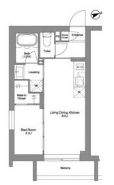 ORME COURT YOTSUYA 404 間取り図
