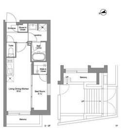 ORME COURT YOTSUYA 101 間取り図