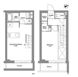 ORME COURT YOTSUYA 104 間取り図