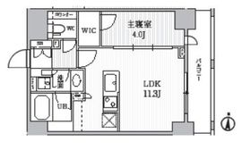 シーズンフラッツ菊川 602 間取り図