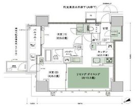 東京ベイシティタワー 7階 間取り図