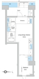 プレディアコート清澄白河 101 間取り図