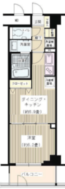 NTPRレジデンス菊名 206 間取り図