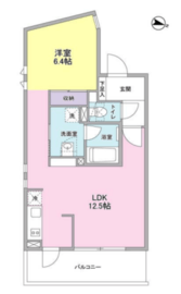 コスモリード目黒学芸大学ウエスト 401 間取り図