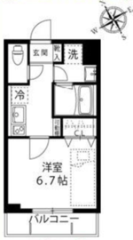 LOC’S SAGINUMA (ロックス鷺沼) 102 間取り図