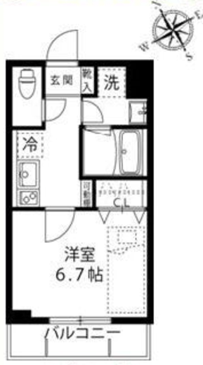LOC’S SAGINUMA (ロックス鷺沼) 316 間取り図