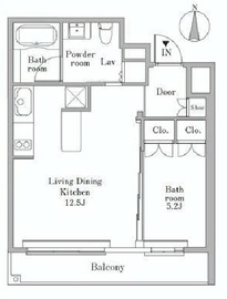 麹町プレイス 1101 間取り図