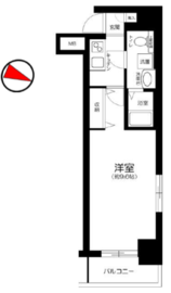 グリアス横浜プルミエール 6階 間取り図