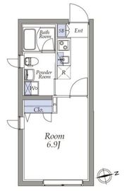 アトリオフラッツ町屋 401 間取り図