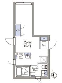 アトリオフラッツ町屋 103 間取り図