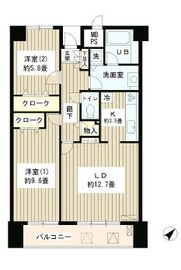 アステリオン松濤 1002 間取り図