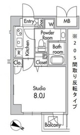 プライムアーバン南烏山 101 間取り図