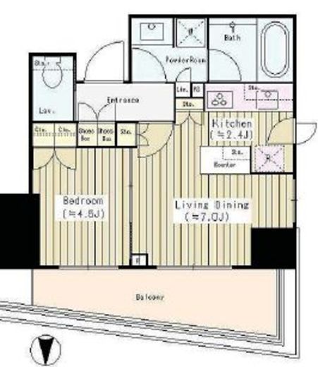 パークホームズ西荻窪 3階 間取り図