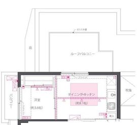 ZOOM西早稲田 4階 間取り図
