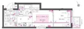 ZOOM西早稲田 3階 間取り図