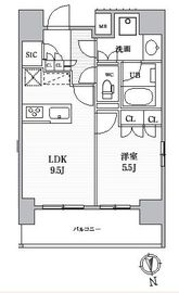 シーズンフラッツ上野稲荷町 903 間取り図