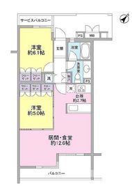 ホーフ横浜旭ヶ丘 206 間取り図