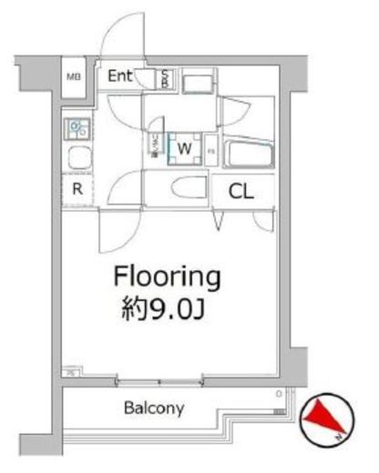 グランヴァン駒沢大学 5階 間取り図