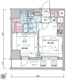 リヴシティ横濱関内弐番館 11階 間取り図