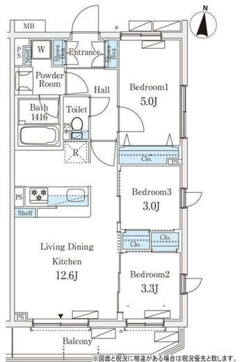 テラス杉並方南町 406 間取り図