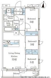 テラス杉並方南町 406 間取り図